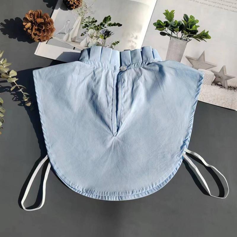 A211 Season Fake Collar Women'S Versatile Folding Collar Cotton Fake Collar Shirt Collar Sweater Decorative Collar Lace Collar