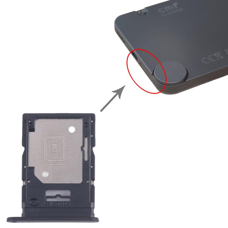 For Nothing Phone CMF Phone 1 SIM Card Tray + SIM / Micro SD Card Tray