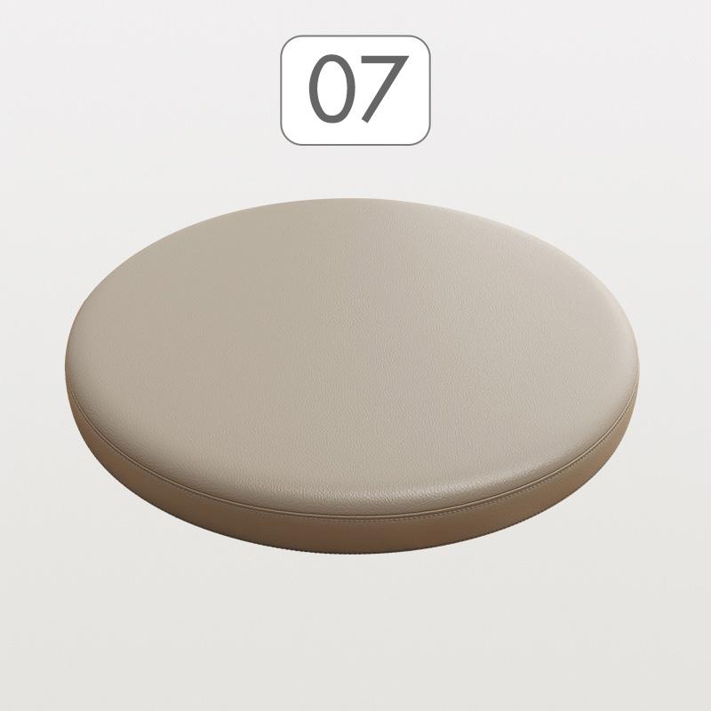 Round Cushion PU Leather Dining Chair