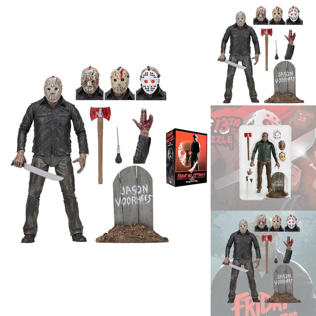 Neca Vineri 13 Ediție Deluxe Figurină de Acțiune Jason Model 7" PVC Horror Colecționabilă