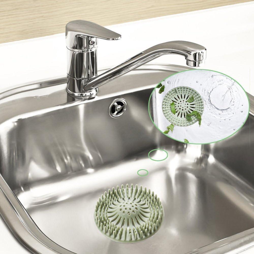 Hair Filter Sink Anti-Blocking Strainer Deodorant Silicone For Bathtub Shower Floor Kitchen Sink Strainer Hair Trap Tools