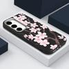 Hand-drawn Style Sakura Pattern Case For Samsung Galaxy S26 Ultra S25 Edge S24 Plus S23 S22 S21 FE A54 A15 A25 A35 A55 A16 A26 A36 A56 A17 A37 A57 5G