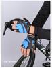 Men's Road Cycling Half-Finger Gloves: Durable, Shock-Absorbing, Breathable, Non-Slip