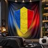 Tapisserie murale Imprimé Football Roumanie Tissu pour Salon Chambre Décoration de Maison
