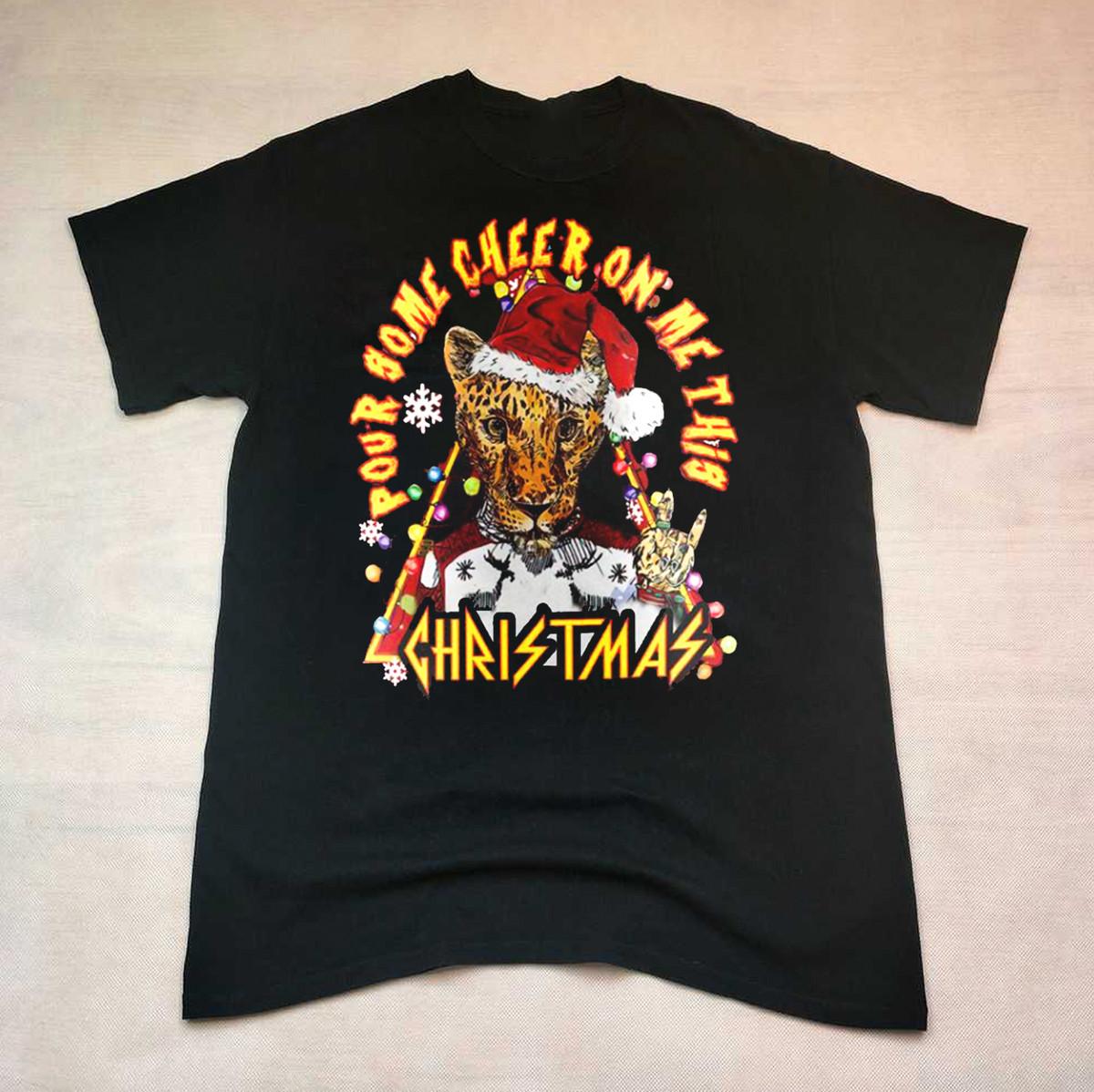 Def Leppard Pour Some Cheer On Me This Christmas Shirt Unisex S-5XL 1R121 S