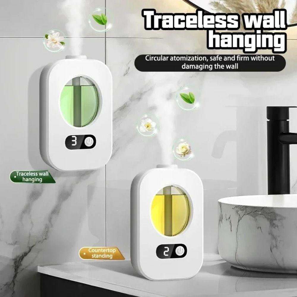 Rechargeable Aroma Air Diffuser Essential Oil Automatic Scent Air Purifier Household
