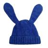 Dopamine Bunny Eared Knitted Hat For Women Winter Warmth Cute Animal Style