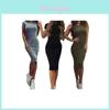 Elegant Womens Short Sleeve Bodycon Pencil Dress For Summer Casual Plus Sizes