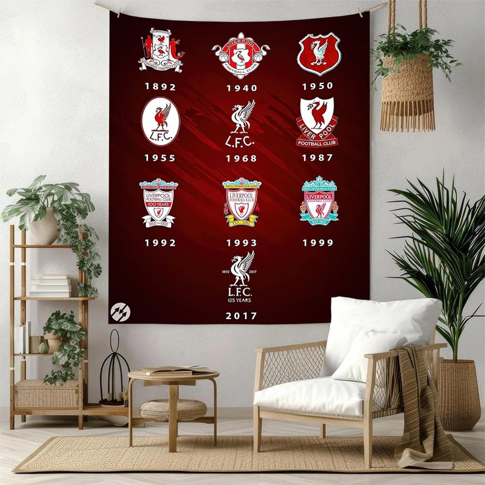 Liverpool Football Club Wall Decor Tapestry Art For Pet Memorial Birthdaywedding Party Backdrop Family Gift