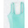 Nuovo costume da bagno intero slim conservativo tinta unita bikini da spiaggia vuoto schiena bellissima intero