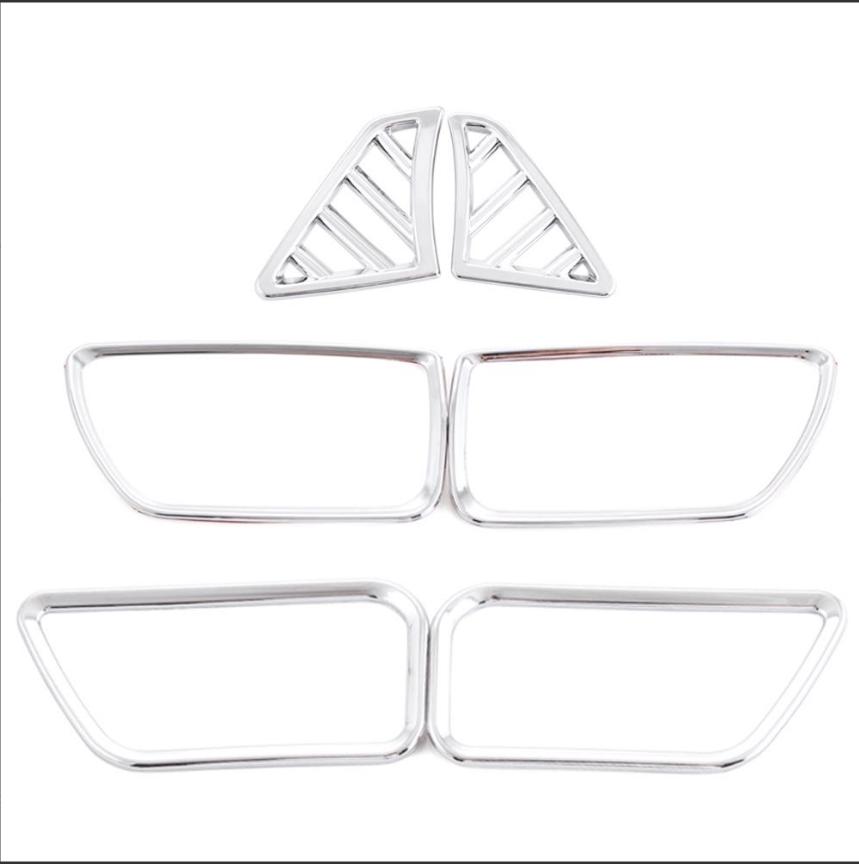 Buy 6pcs/set Car Styling ABS Chrome Car Air Vent Cover Trim Decoration