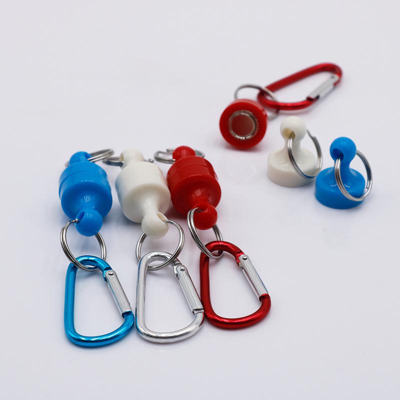 Magnetic Carabiner & Lanyard for Outdoor Fishing and Tent Hanging
