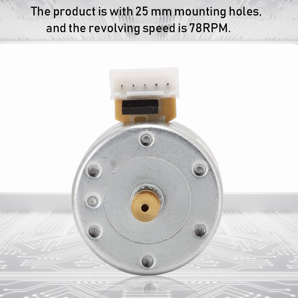 Replacement Motor for Record Player, 3-Speed 33/45/78RPM CW Turntables Motor with 25mm Mount Hole, Universual for Most 3-Speed Vintage Record Player