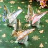 Crystal Butterfly Figurine Collectible - Handmade Glass Animals Figurines Crystal Office Desk Table Home Decor Paperweight