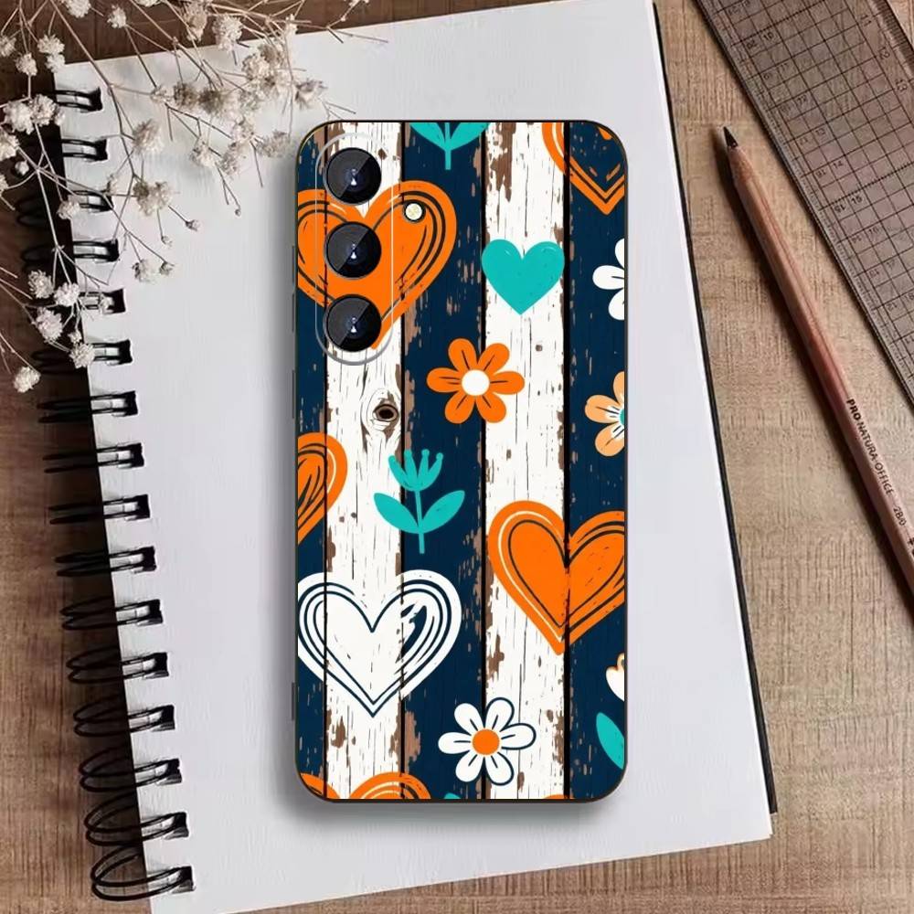 Y2k I-INS Graffiti Phone Case For Samsung Galaxy A73,21,22,32,71,53,52,51,80,5G Soft Black Cover