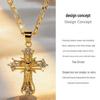 Women's Light Luxury Religious Cross Pendant Sweater Chain - Versatile, High-End Feel, Niche Design Necklace