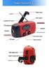 Portable Hand-Crank Solar Emergency Radio with SOS Alarm, Waterproof IPX3
