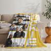 GUOYU Blanket TV The RRookie Throw Soft Flannel Throw Summer Blanket Lightweight Cozy Nap Blanket for Sofa Bed Travel