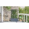 Garden Planter 2 Pcs Light Grey 80 X 40 X 142 Cm Plastic