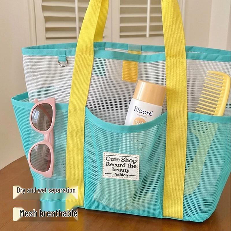 Large Capacity Mesh Swimming Tote Bag