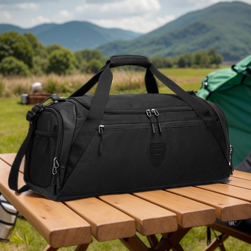 Geantă de gimnastică populară cu compartiment pentru încălțăminte și geantă de noapte cu buzunar umed Geantă mare pentru femei și bărbați pentru călătorii, antrenament, sport