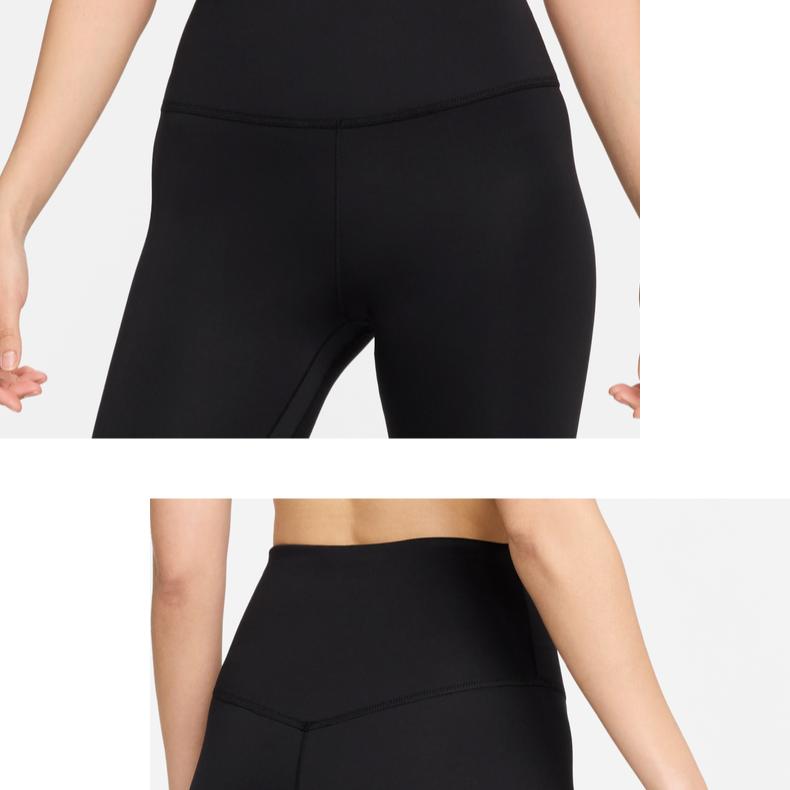 Nike Therma-Fit One Solid High-Waisted Nine-Point Tight Casual Sports Pants Women Bottoms Black FB8613-010