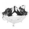 Alloy Serving Bowl Peacock Print European Style Quadrate Vintage Fruit Bowl for Living Room Office