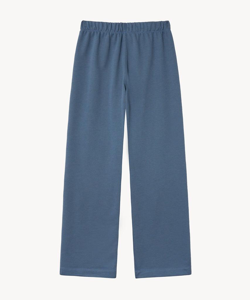 LADY VOLUME Straight Elastic Pants (Blue)