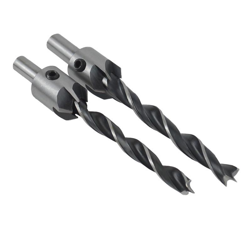 Woodworking Countersink Deburring Tool Set: 4PC & 7PC Five-Flute Countersunk Hole Opener Reamer Drill Bits.