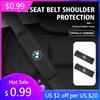 2025 Hot Leather Car Seat Safety Belt Shoulder Protection Padding For BMW E90 E60 E46 E39 F30 F10 E87 X3 X4 X5 X1 G30 G20