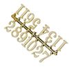 Clock Numerals Parts Gold Quartz Needle Roman Numerals