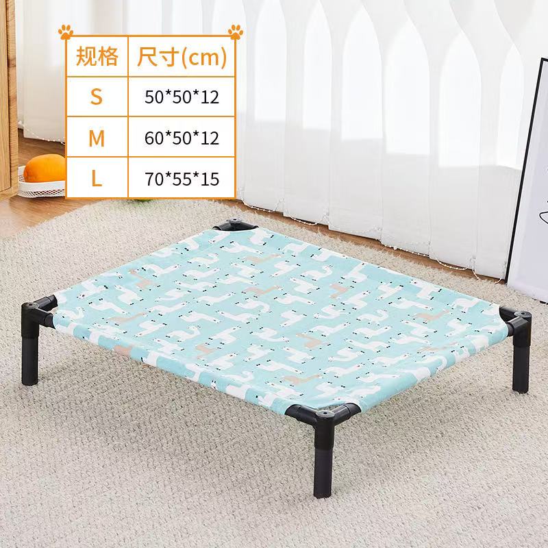 Elevated Pet Bed Dog Cat Folding Pet Camping Bed Cat Dog House Portable Removable Washable Four Seasons Cats Kennel Puppy Beds