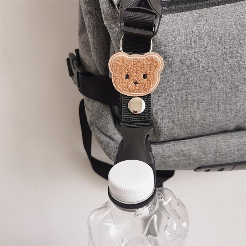 Water Bottle Buckle Clip Carabiner Embroidery Bottle Holder Belt Water Bottle Hook for Travel Hiking Water Bottle Clip