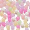 50-200pcs 4/6/8/10mm Acrylic Jelly Color Beads Round Spacer Loose Bead for DIY Earrings Bracelet Jewelry Making Accessories