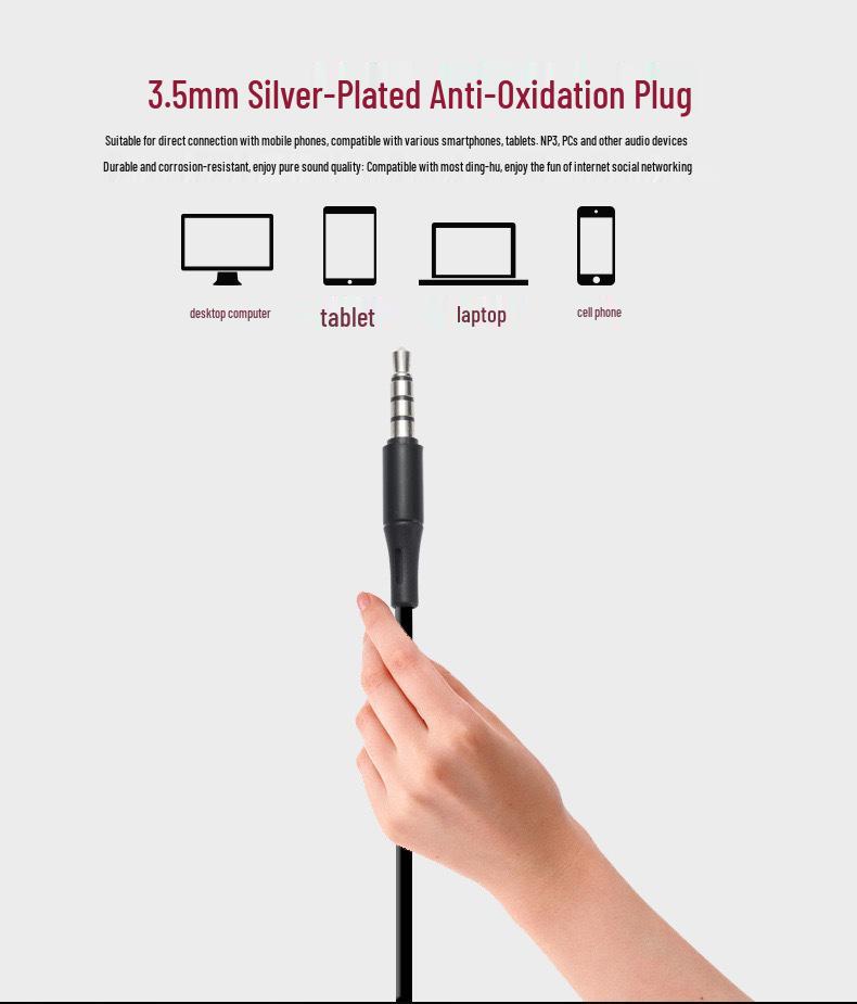 Wired In-Ear Headphones with Deep Bass for Huawei & Android Phones