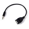 0.2 M 3.5Mm Male Audio Aux Jack To Usb 2.0 Type A Female Otg Converter Plug