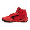 Puma Playmaker Pro Mid Fashion Versatile Non-Slip Wear-Resistant Breathable High-Top Basketball Shoes Men Sneaker Red Black 377902-05