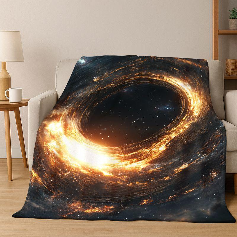 Univers Milchstraße Weltraum Sterne Galaxie Erde Flanelldecke Weiche Warme Überwurfdecke für Schlafzimmer Wohnzimmer Bett Reise Camping