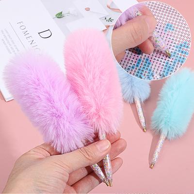 Niedliches Plüsch-Dekor 5D Diamantmalerei Kristallstifte Diamantpunktbohrer Stift DIY Basteln Nähen Stickerei Kreuzstich Zubehör