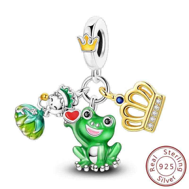 New Copper Charms Beads Star And Moon Paw Print Easter Egg Charms Fit Original Pendant Bracelet Diy Jewelry Gift