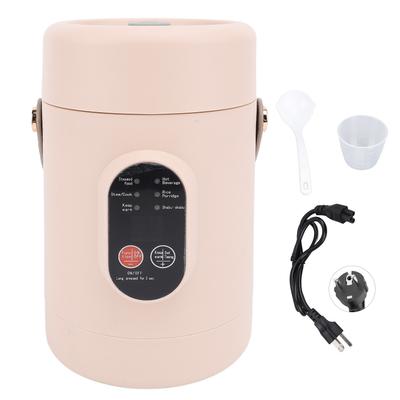 Mini Electric Cooker with Visual Lid Portable Stewing Cooking Pot for Rice Eggs Noodles Porridge