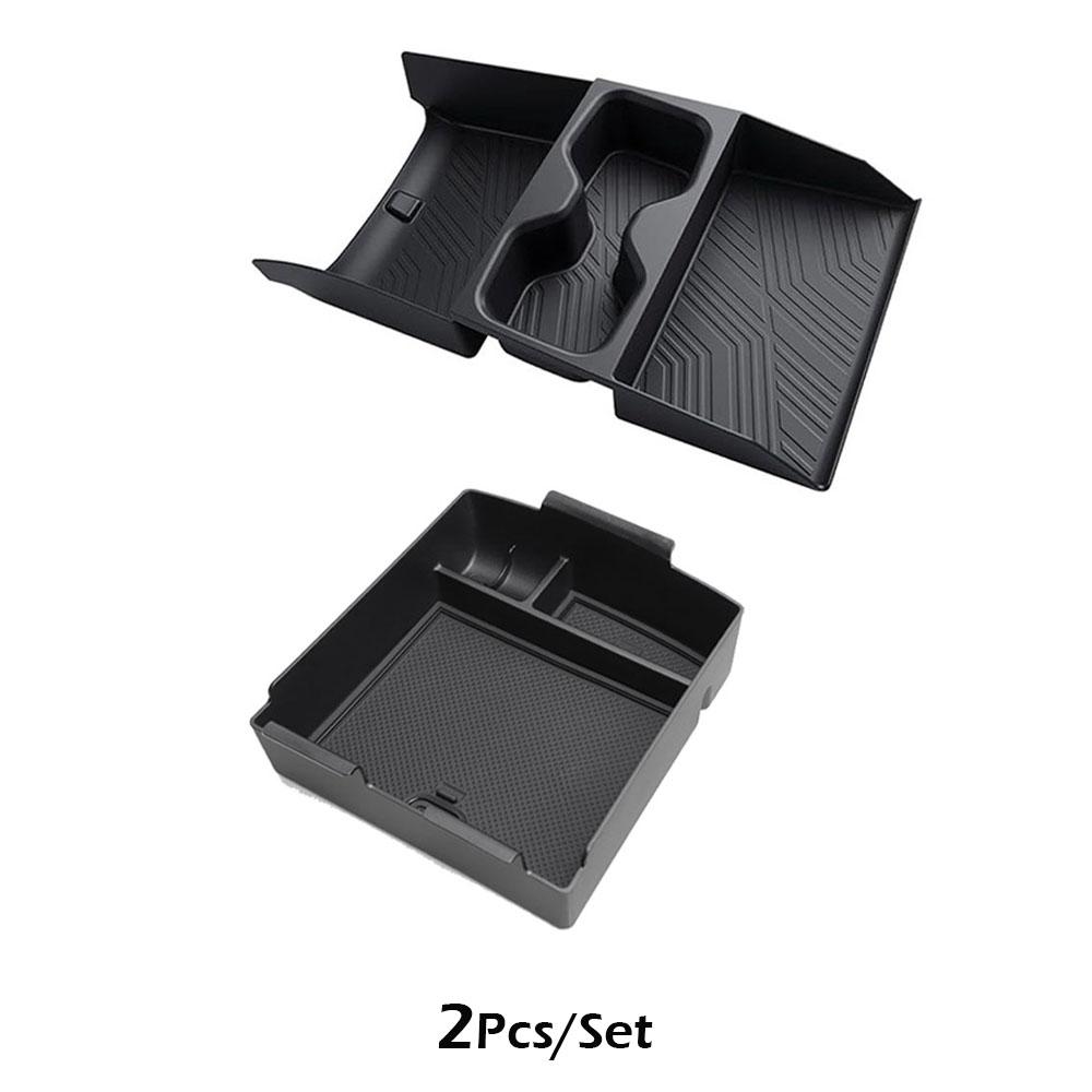 for 2025 2026 Hyundai Tucson Limited Hybrid Console Organizer Tray Armrest Storage Box (ONLY for Electronic Shift)