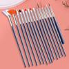 Praktisches Nail-Art-Pinsel-Set, sanft auftragen, bequemer Griff, multifunktional
