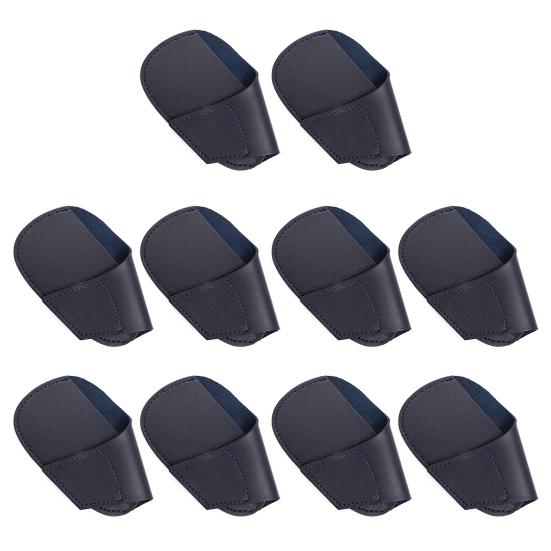 1/3/5/10Pcs Faux Leather Golf Club Headcover Waterproof Wood Driver Head Protector Cover Golf Accessories Men Women Golfer Gift