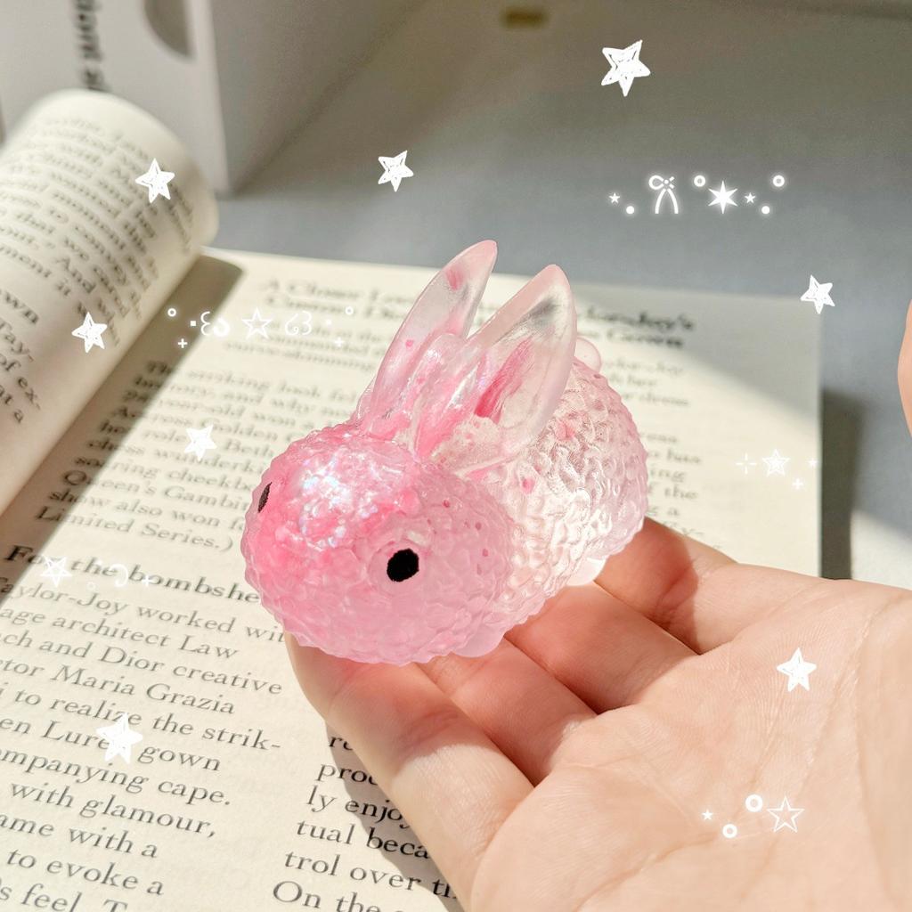 Colorful Bunny Malt Sugar Squeeze Toy Stress Relief Creative Animal Toy