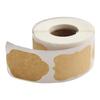 1.2x2inch Blank Kraft Paper Baking Seal Sticker Handmade