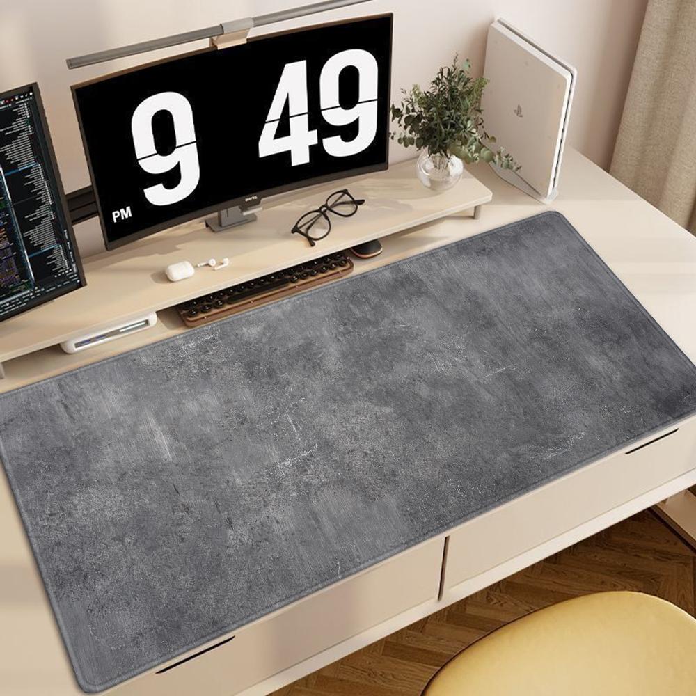 Gray series mouse pad cm overlocked Large size mousepad xxl Black desktop keyboard table pad gray series gaming desk mat