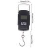1Pc Black 50Kg Portable Electronic Portable Luggage Scale Lcd Digital Display Screen Express Delivery Scale Hook Mini Scale