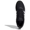Adidas LITE RACER 4.0 Slip Resistant Abrasion Resistant Low Top Running Shoes Men's Black White Sneakers IE6133