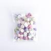 41-Color Mixed Octagonal Sealing Wax Granules - 100 Pieces for Ink Pad Sealing